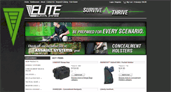 Desktop Screenshot of elitesurvival.com